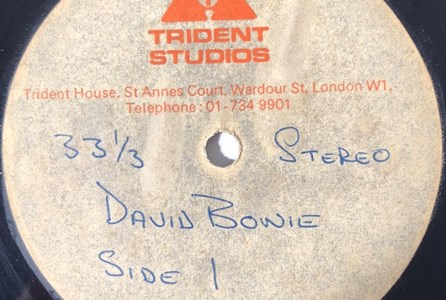 David Bowie Auction