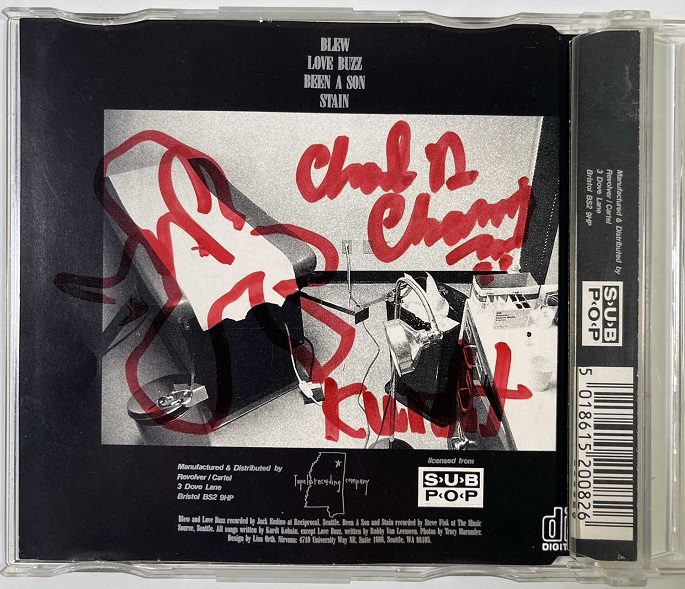 Nirvana – Signed Blew CD
